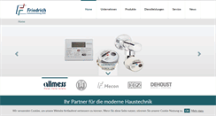 Desktop Screenshot of friedrich-industrievertretung.de